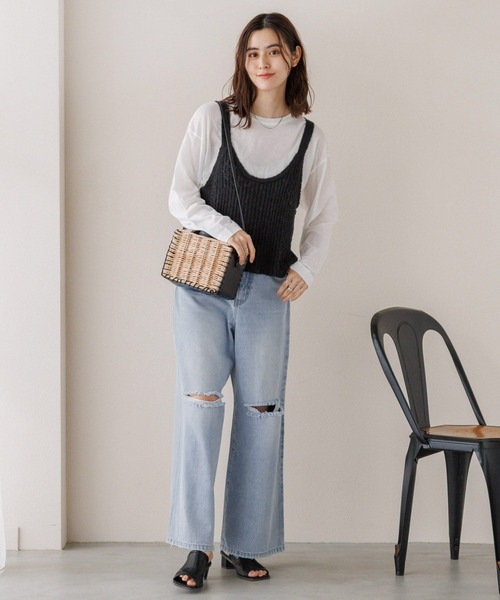 LEPSIM（レプシィム）の「ストレッチローヒールミュール　192253（サンダル・レディース・ブラック/アイボリー・MEDIUM/LARGE）」の17枚目の写真