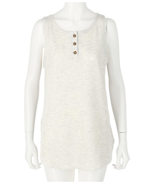 anap mimpi（アナップミンピ）の「前後2WAYワッフルタンクトップ（タンクトップ・レディース・キナリ/アイボリー/ブラック/ミント・FREE）」の16枚目の写真