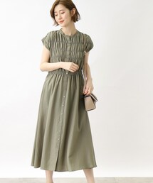 grove | ハレの日も雨の日も楽しめる！撥水シャーリングワンピース(ワンピース)