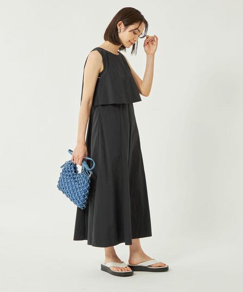 極美品★グリーンレーベルリラクシング 総レース ワンピース ドレス シースルー セール】デコルテシースルー レース七分袖 クラシカルロング丈