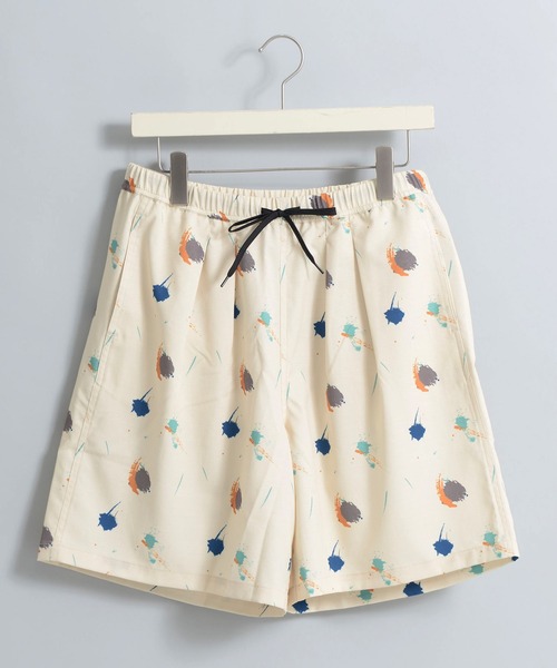 Revo.（レボ）の「Revo. スラブポリ 総柄プリント バギーショーツ / スプラッシュドット柄/ダマスクペイズリー柄 イージーパンツ（セットアップ対応）（その他パンツ・メンズ・ブラック系その他/カーキ/ブラウン系その他/ブラック/ナチュラル/グレー系その他・2/1）」の5枚目の写真