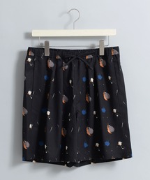 Revo. スラブポリ 総柄プリント バギーショーツ / スプラッシュドット柄/ダマスクペイズリー柄 イージーパンツ（セットアップ対応）