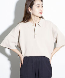 GLOSTER | 【GLOSTER/グロスター】ミラノリブ ニットポロシャツ サマーニット(ポロシャツ)