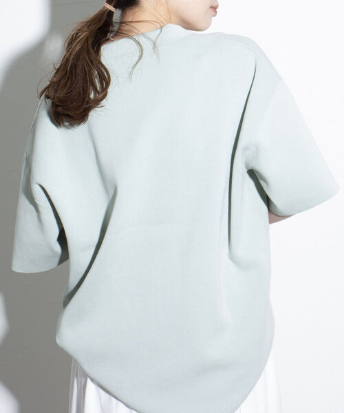 GLOSTER（グロスター）の「【GLOSTER/グロスター】ミラノリブ ニットポロシャツ サマーニット（ポロシャツ・メンズ・ブラック/ベージュ/ミント・L/M/S）」の20枚目の写真