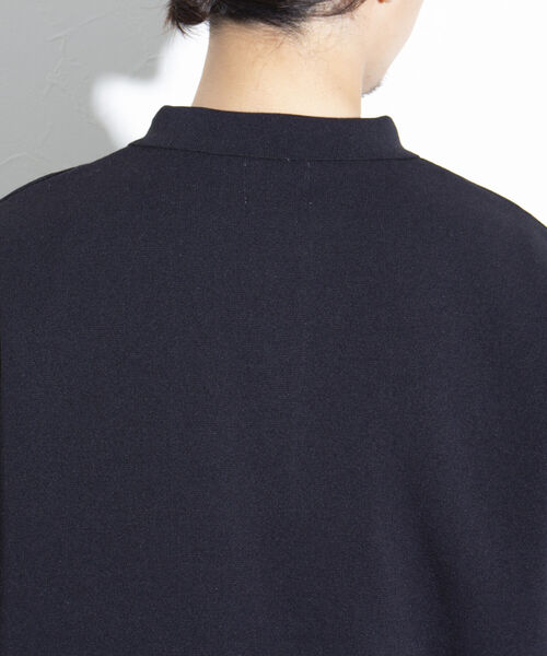 GLOSTER（グロスター）の「【GLOSTER/グロスター】ミラノリブ ニットポロシャツ サマーニット（ポロシャツ・メンズ・ブラック/ベージュ/ミント・L/M/S）」の9枚目の写真