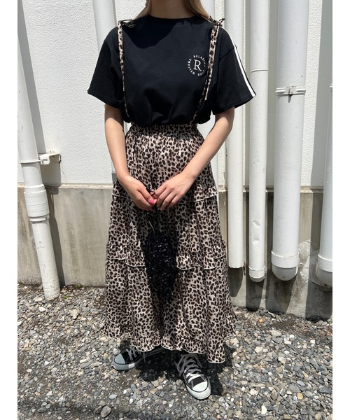 WC(ダブル シー)の「2ラインワンポイントTシャツ(Tシャツ/カットソー・レディース・グリーン/ブラック/オフホワイト・FREE)」の22枚目の写真