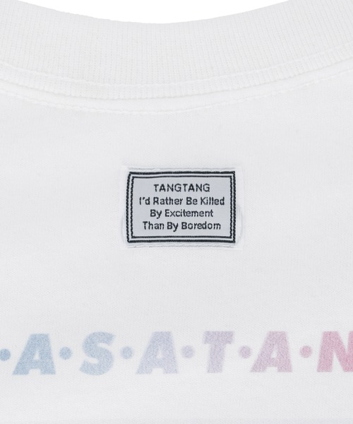 TANGTANG（タンタン）の「【TANGTANG】GASATANG Tee（Tシャツ/カットソー・レディース・ホワイト・S）」の3枚目の写真