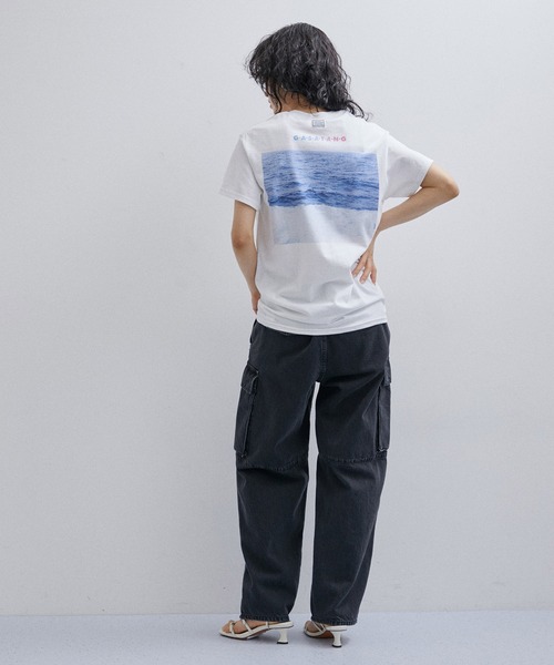 TANGTANG（タンタン）の「【TANGTANG】GASATANG Tee（Tシャツ/カットソー・レディース・ホワイト・S）」の9枚目の写真