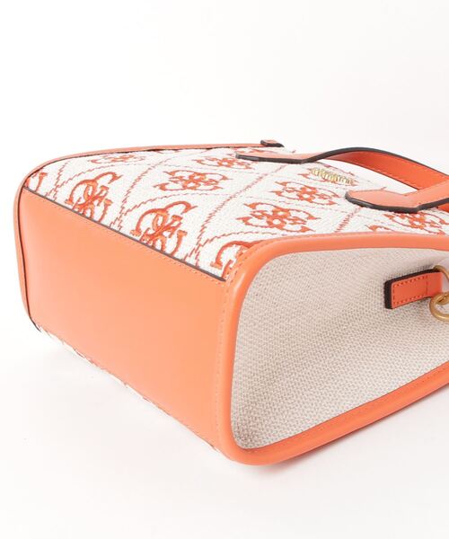 Guess(ゲス)の「SILVANA 2 Cmprtmnt Mini Tote(トートバッグ・レディース・ブラック/オレンジ/ブルー系その他・ONE SIZE)」の8枚目の写真