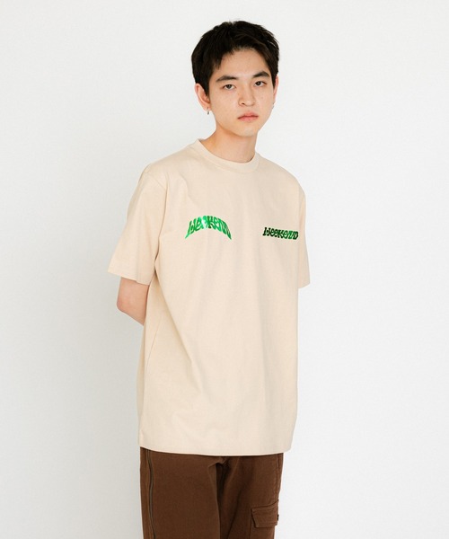 FTW(エフティダブリュー)の「DOUBLE WEEKEND S/S TEE(Tシャツ/カットソー・メンズ・ホワイト/ブルー/アイボリー・MEDIUM/LARGE)」の1枚目の写真