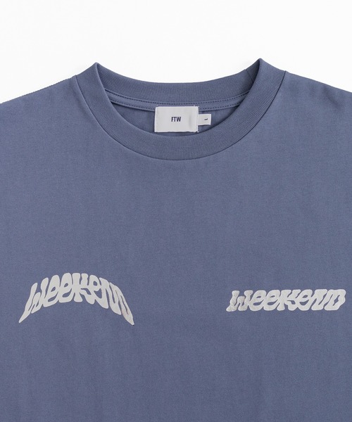 FTW(エフティダブリュー)の「DOUBLE WEEKEND S/S TEE(Tシャツ/カットソー・メンズ・ホワイト/ブルー/アイボリー・MEDIUM/LARGE)」の21枚目の写真
