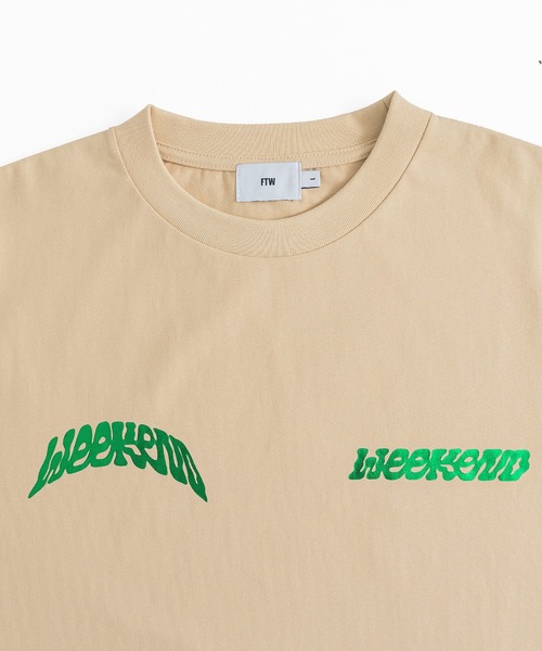 FTW(エフティダブリュー)の「DOUBLE WEEKEND S/S TEE(Tシャツ/カットソー・メンズ・ホワイト/ブルー/アイボリー・MEDIUM/LARGE)」の17枚目の写真