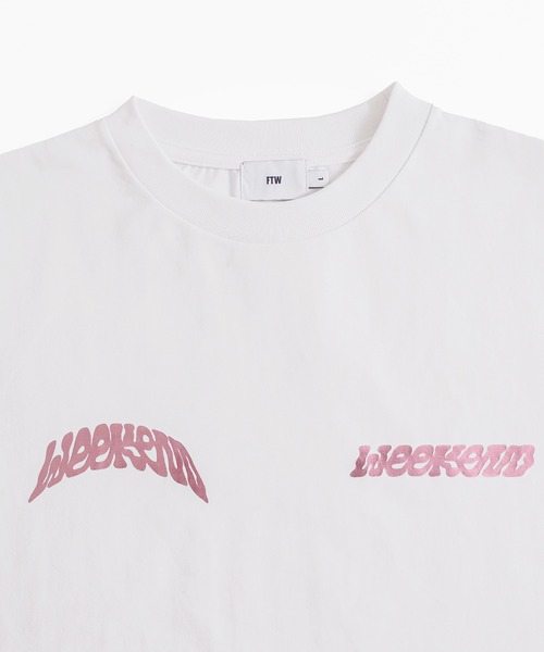 FTW(エフティダブリュー)の「DOUBLE WEEKEND S/S TEE(Tシャツ/カットソー・メンズ・ホワイト/ブルー/アイボリー・MEDIUM/LARGE)」の22枚目の写真