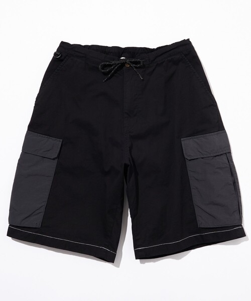 Jonas Claesson（ジョナスクレアッソン）の「JONAS CLAESSON/ジョナス クレアッソン ワイドカーゴショーツ ビックポケット ハーフパンツ/SHORTS（カーゴパンツ・メンズ・ブラック/ベージュ/オフホワイト・MEDIUM/LARGE）」の4枚目の写真
