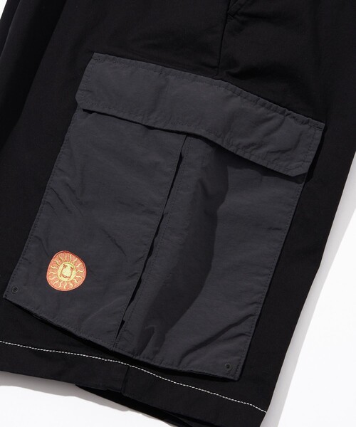 Jonas Claesson（ジョナスクレアッソン）の「JONAS CLAESSON/ジョナス クレアッソン ワイドカーゴショーツ ビックポケット ハーフパンツ/SHORTS（カーゴパンツ・メンズ・ブラック/ベージュ/オフホワイト・MEDIUM/LARGE）」の13枚目の写真