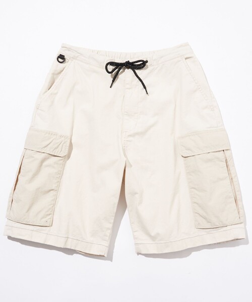 Jonas Claesson（ジョナスクレアッソン）の「JONAS CLAESSON/ジョナス クレアッソン ワイドカーゴショーツ ビックポケット ハーフパンツ/SHORTS（カーゴパンツ・メンズ・ブラック/ベージュ/オフホワイト・MEDIUM/LARGE）」の16枚目の写真