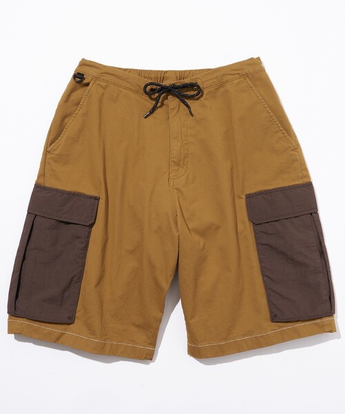 Jonas Claesson（ジョナスクレアッソン）の「JONAS CLAESSON/ジョナス クレアッソン ワイドカーゴショーツ ビックポケット ハーフパンツ/SHORTS（カーゴパンツ・メンズ・ブラック/ベージュ/オフホワイト・MEDIUM/LARGE）」の6枚目の写真