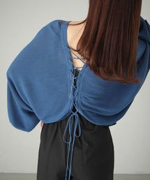 cheriella | 【cheriella】WEB限定バックレースアップドルマンカーディガン(カーディガン/ボレロ)