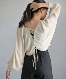 cheriella | 【cheriella】WEB限定バックレースアップドルマンカーディガン WEB LIMITED BACK LACE-UP DOLMAN CARDIGAN(カーディガン/ボレロ)