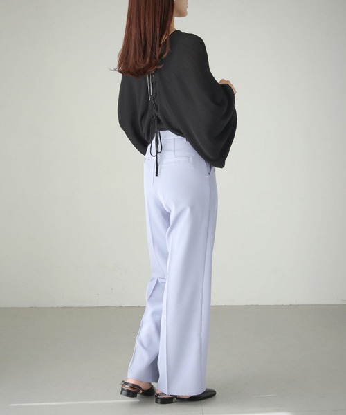 cheriella（シェリエラ）の「【cheriella】WEB限定バックレースアップドルマンカーディガン WEB LIMITED BACK LACE-UP DOLMAN CARDIGAN（カーディガン/ボレロ・レディース・ブルー/アイボリー/ブラック/ワインレッド・M）」の17枚目の写真