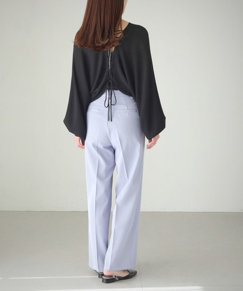 cheriella（シェリエラ）の「【cheriella】WEB限定バックレースアップドルマンカーディガン WEB LIMITED BACK LACE-UP DOLMAN CARDIGAN（カーディガン/ボレロ・レディース・ブルー/アイボリー/ブラック/ワインレッド・M）」の18枚目の写真