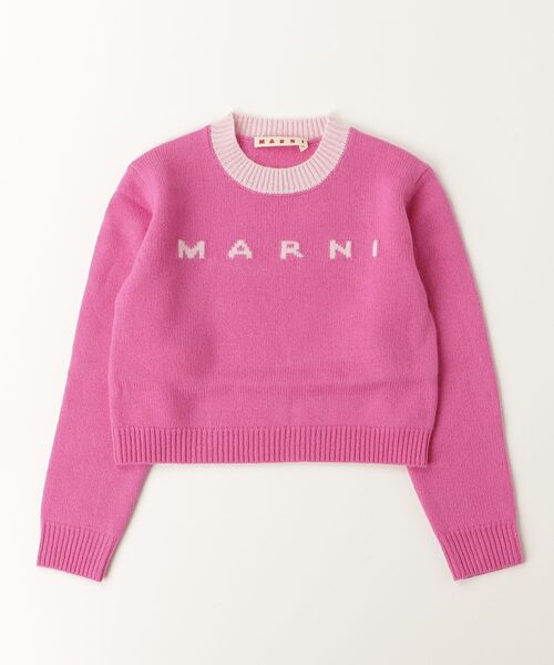 MARNI(マルニ)の「MARNI(マルニ)Kids & Junior カシミアブレンドブランドロゴ長袖ニット(ニット/セーター・キッズ・ライトピンク/オフホワイト/イエロー/ネイビー/ピンク/ブラック/グレー/ライトイエロー/ライトブルー/チェリーピンク・10Y/6Y/4Y/8Y/12Y/14Y)」の10枚目の写真