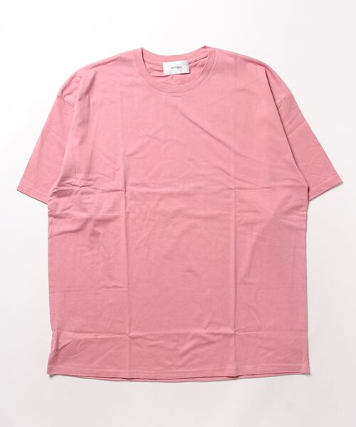 WESTBOY(ウエストボーイ)の「ビッグシルエットハーフスリーブTシャツWOK23S3TP01【WB ORIGINALS】(Tシャツ/カットソー・メンズ・ピンク/ダークグレー/ホワイト/カーキ/ライトグレー/ブラック/パープル・L/M/XL)」の9枚目の写真