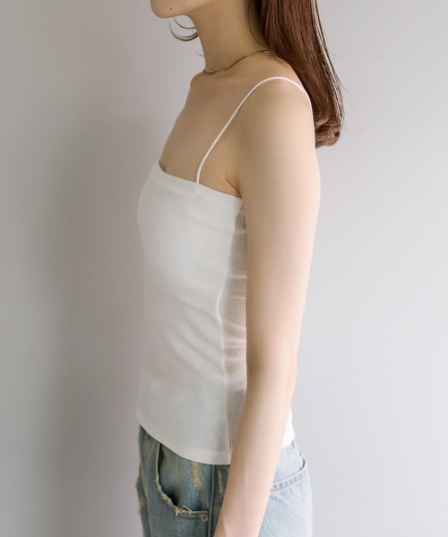 mystic（ミスティック）の「パット付キャミソール（キャミソール・レディース・ベージュ/オフホワイト/ブラック/ベージュ系その他・FREE）」の8枚目の写真