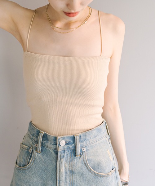 mystic（ミスティック）の「パット付キャミソール（キャミソール・レディース・ベージュ/オフホワイト/ブラック/ベージュ系その他・FREE）」の18枚目の写真