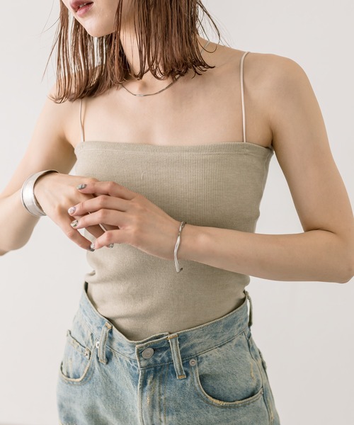 mystic（ミスティック）の「パット付キャミソール（キャミソール・レディース・ベージュ/オフホワイト/ブラック/ベージュ系その他・FREE）」の19枚目の写真