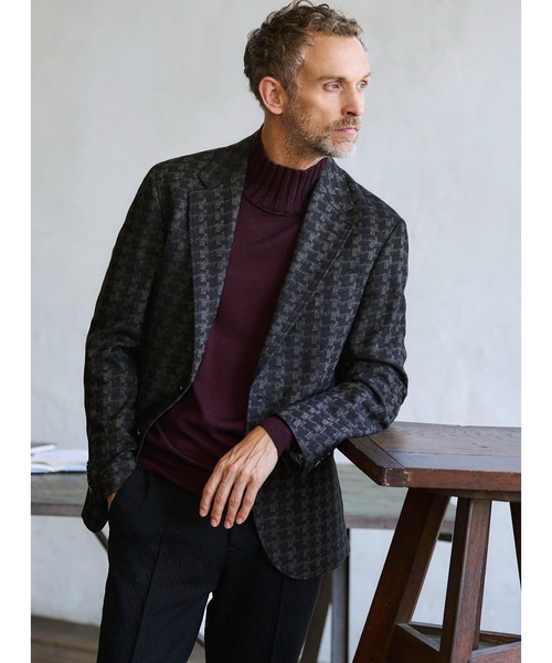 MEN'S BIGI（メンズビギ）の「フクレジャガードストレッチスラックスパンツ（スラックス・メンズ・グレー/ブラック・02/03/04）」の4枚目の写真