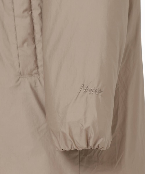 NANGA(ナンガ)の「NO COLLAR DOWN COAT(WOMEN)/ノーカラーダウンコート (ウィメンズ)(ダウンジャケット/コート・レディース・アイボリー/ブラック/モカ/ベージュ系その他/カーキ・S/M/L/XL)」の20枚目の写真