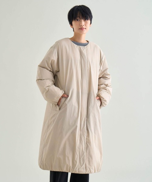 NO COLLAR DOWN COAT(WOMEN)/ノーカラーダウンコート (ウィメンズ