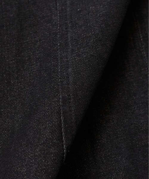 ECRIRE（エクリール）の「ランタンスリーブ デニムワンピース（ワンピース・レディース・ネイビー/ブラック・M）」の20枚目の写真