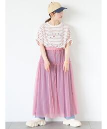 2WAYチュールキャミソールワンピース