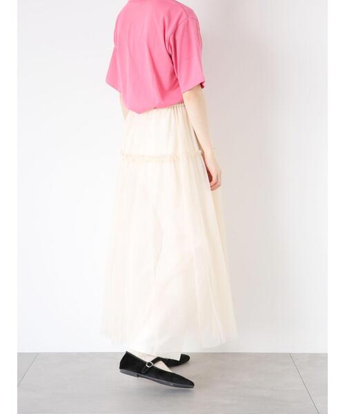 ehka sopo（エヘカソポ）の「2WAYチュールキャミソールワンピース（ワンピース・レディース・ブラック/ピンク/キナリ・F）」の20枚目の写真