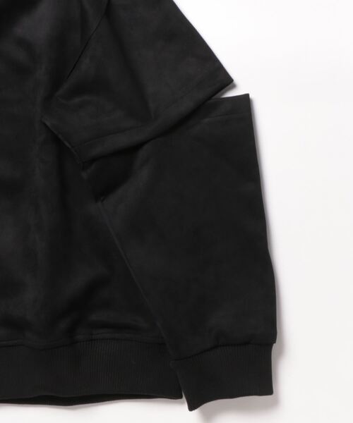 ADANS(アダンス)の「ADANS/アダンス/SUEDE HOODIE(パーカー・メンズ・ブラック・F)」の3枚目の写真