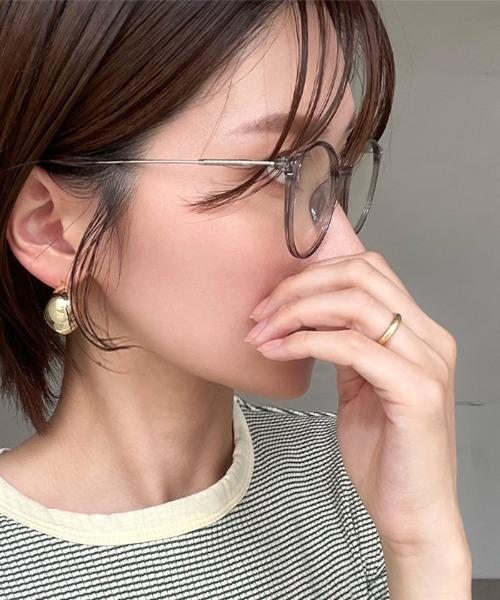 Futier land（フューティアランド）の「UV調光ボストン眼鏡（メガネ・レディース・ブラック/ブラウン/グレー/ブラウン系その他/グレー系その他/グレー系その他2/ブラウン系その他2/ブラック系その他・FREE）」の4枚目の写真