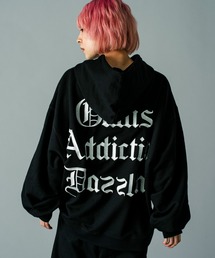 GA 裏毛OLD-ENGLISH刺繍HOODIE