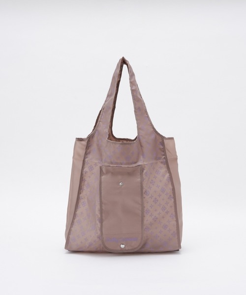 Daily russet（デイリー ラシット）の「【新型】ポケッタブルエコバッグ(L)（エコバッグ/サブバッグ・レディース・ブラック/グレイッシュベージュ/グレー/グリーン/ベージュ・FREE）」の4枚目の写真