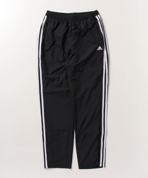 adidas(アディダス)の「アディダス adidas スリーストライプス ルーズフィット ウインドブレーカー パンツ(その他パンツ・レディース・ブラック×ブラック/ブラック×ホワイト・S/L/XL/M)」の2枚目の写真