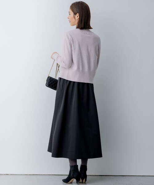 組曲(クミキョク)の「【WEB限定・2SET】ベーシックツイン ニット(アンサンブル・レディース・ダークグリーン系/ピンク系/ブラウン系/ネイビー系・3/2)」の20枚目の写真
