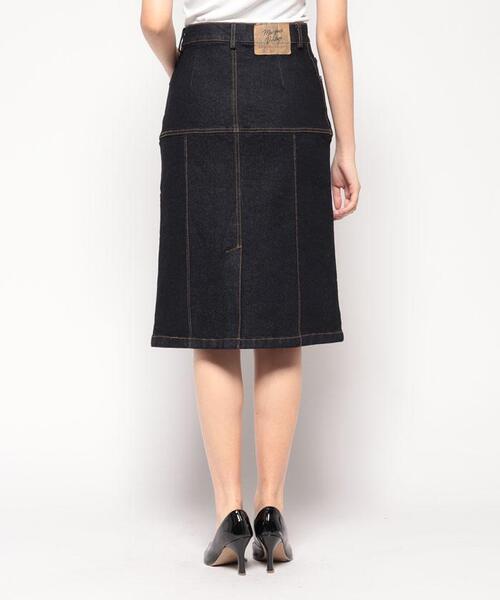 margaux（マルゴー）の「【MARGAUX】タイトデニムスカート（スカート・レディース・ダークブルー・2）」の15枚目の写真