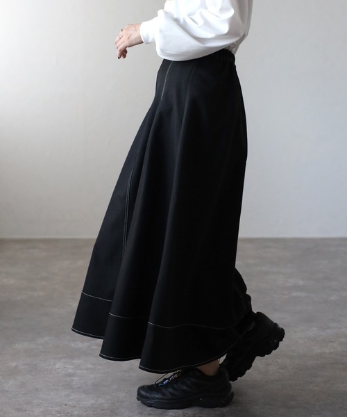 セール】ステッチデザインスカート（スカート）｜ap retro（アプレトロ