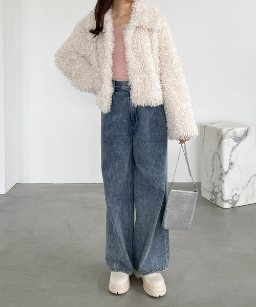 Heather（ヘザー）の「ハートネックニット　983840（ニット/セーター・レディース・アイボリー/ピンク/ブラック・FREE）」の14枚目の写真