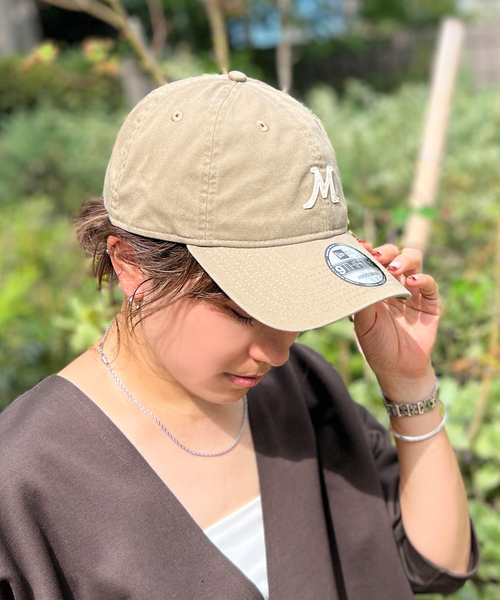 Rouge vif（ルージュヴィフ）の「【MICA×NEW ERA】コラボレーション M CAPキャップ（キャップ・レディース・ベージュ/ネイビー・フリー）」の3枚目の写真