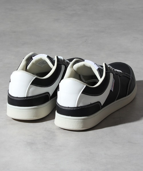 U.S. POLO ASSN.(ユーエスポロアッスン)の「【U.S. POLO ASSN./ユーエスポロアッスン】シンセティックレザー ローカット スニーカー 防水(スニーカー・メンズ・ブラウン/ブラック×ホワイト・25.0cm/25.5cm/26.0cm/26.5cm/27.0cm)」の7枚目の写真