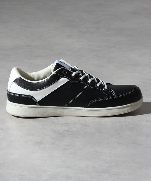 U.S. POLO ASSN.(ユーエスポロアッスン)の「【U.S. POLO ASSN./ユーエスポロアッスン】シンセティックレザー ローカット スニーカー 防水(スニーカー・メンズ・ブラウン/ブラック×ホワイト・25.0cm/25.5cm/26.0cm/26.5cm/27.0cm)」の8枚目の写真