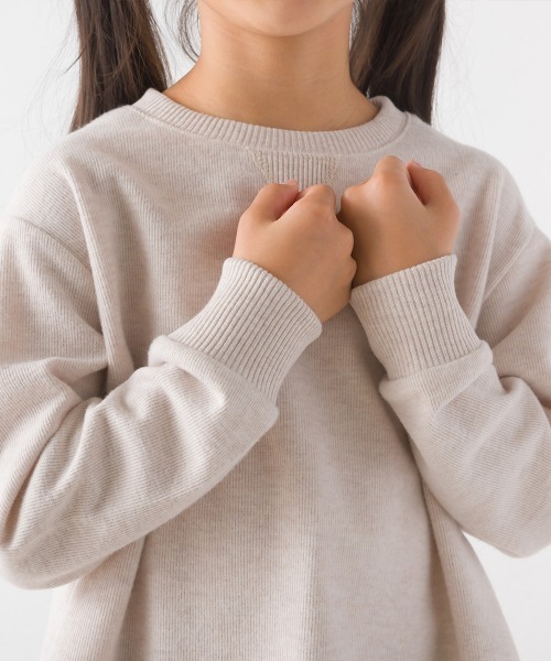 OMNES（オムネス）の「キッズニットリブAライン長袖プルオーバー（Tシャツ/カットソー・キッズ・ピンク系その他/ベージュ/チャコール・110/120/130/100/140）」の20枚目の写真