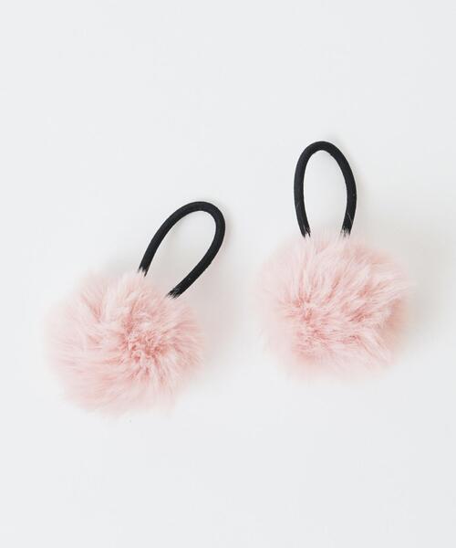 WEGO(ウィゴー)の「WEGO/【2点セット】ポンポンヘアゴム(ヘアゴム・レディース・ホワイト/ピンク/ブラック/サックスブルー・FREE)」の8枚目の写真